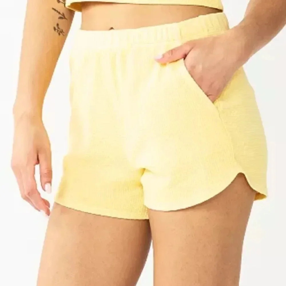 SO waffle knit shorts